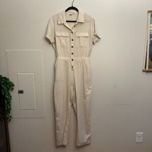 Roxy Linen and Cotton Jumpsuit